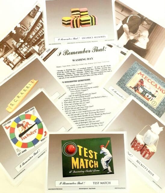 "I Remember That!" Cue Card Kit 1