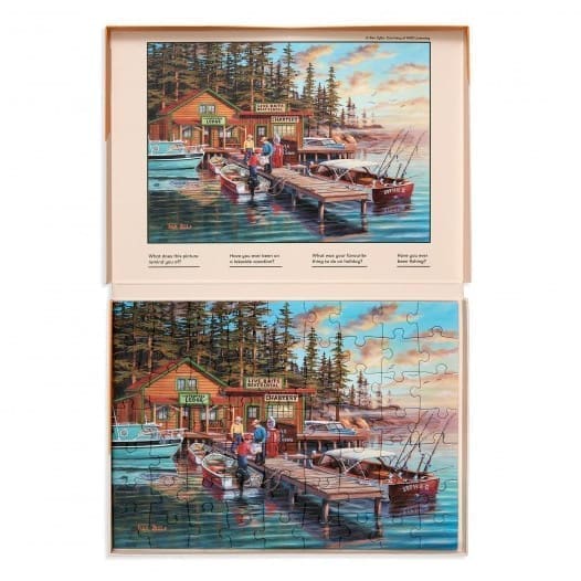 Relish 63p Large Piece Jigsaw Puzzle - Lakeside Vacation - Image 2