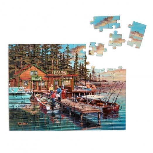 Relish 63p Large Piece Jigsaw Puzzle - Lakeside Vacation - Image 3