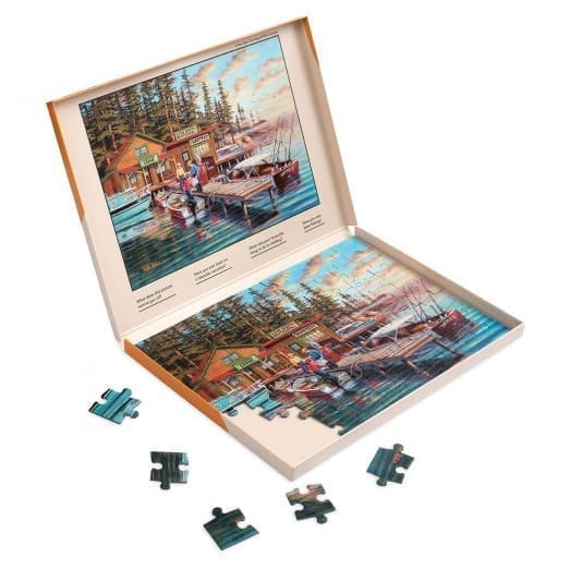 Relish 63p Large Piece Jigsaw Puzzle - Lakeside Vacation - Image 4