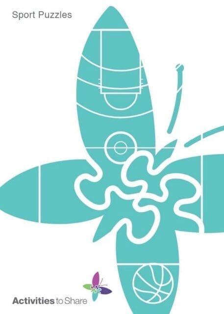 Book - Large Print Sports Puzzle