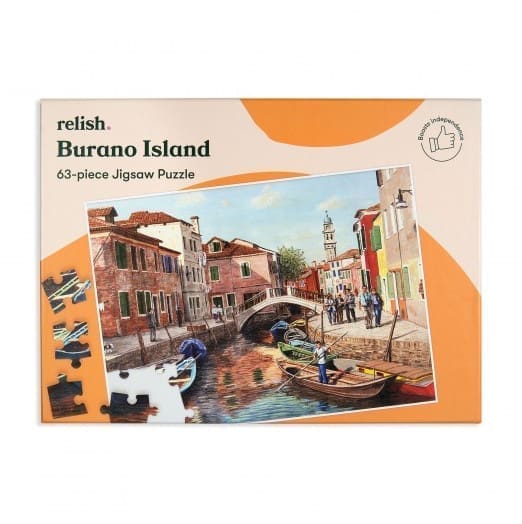 Relish 63p Large Piece Jigsaw Puzzle - Burano Island