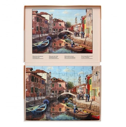 Relish 63p Large Piece Jigsaw Puzzle - Burano Island - Image 3