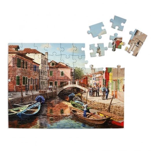 Relish 63p Large Piece Jigsaw Puzzle - Burano Island - Image 4