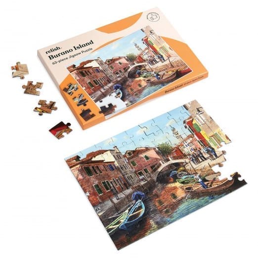 Relish 63p Large Piece Jigsaw Puzzle - Burano Island - Image 2
