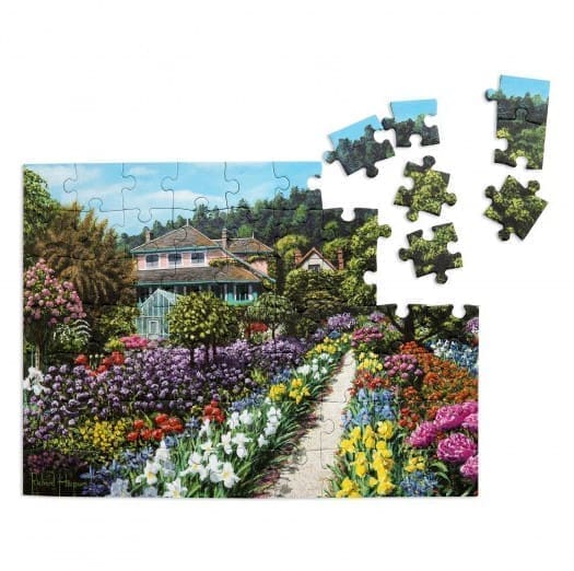 Relish 63p Large Piece Jigsaw Puzzle - Monet's Garden - Image 3
