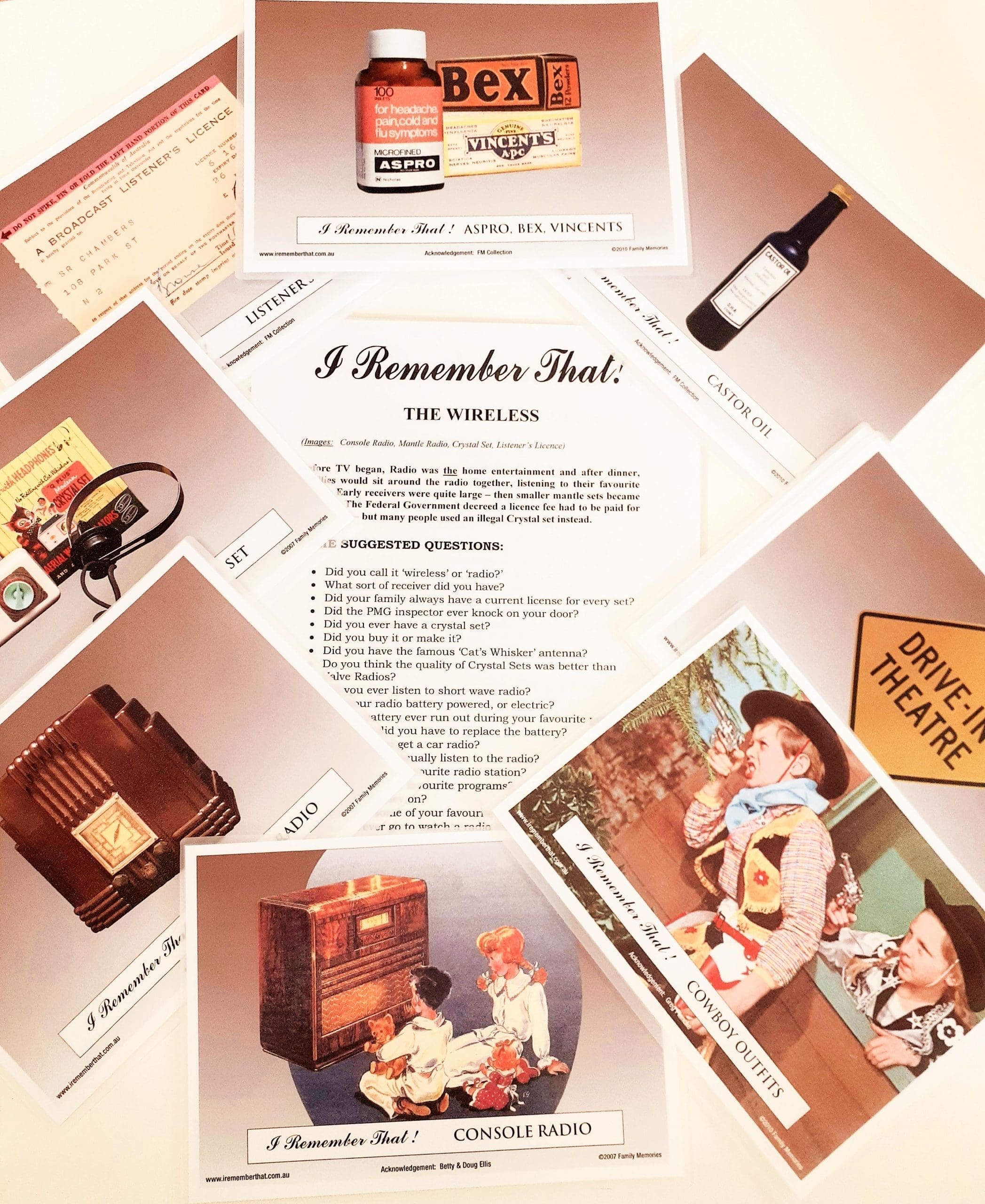 "I Remember That!" Cue Card Kit 2