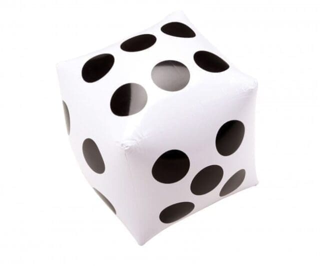 Giant infaltable dice