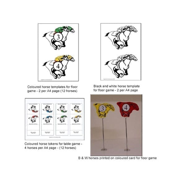Horse Racing Game - Printable