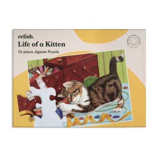 Relish 13p Large Piece Jigsaw Puzzle - Life of a Kitten