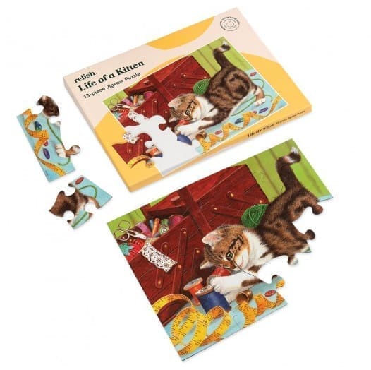 Relish 13p Large Piece Jigsaw Puzzle - Life of a Kitten - Image 5