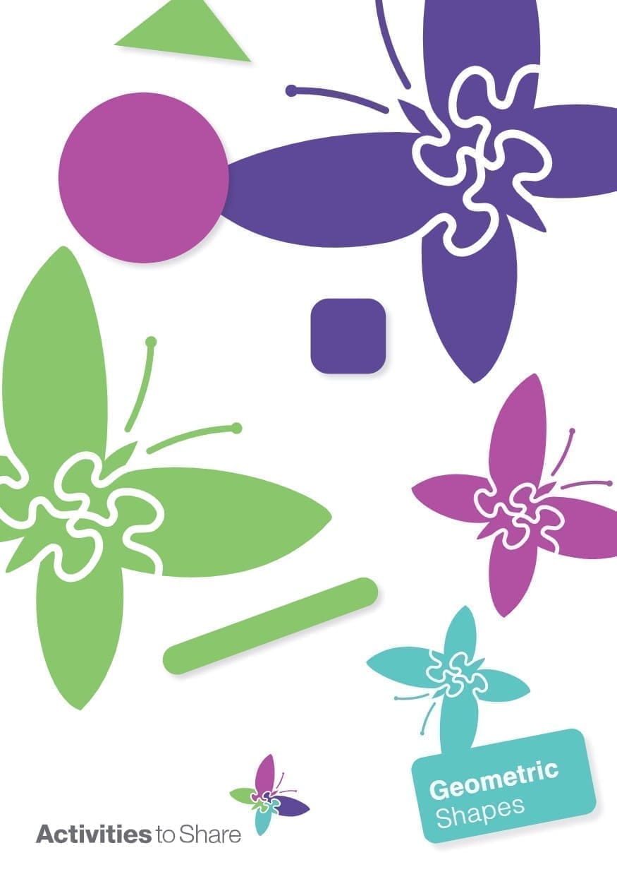 Large Print Geometric Colouring Book