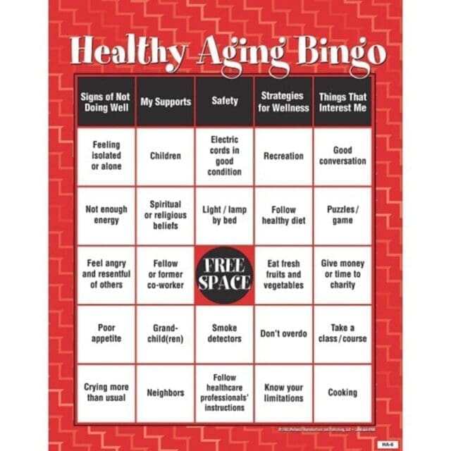 Healthy Aging Bingo Kit - For Seniors