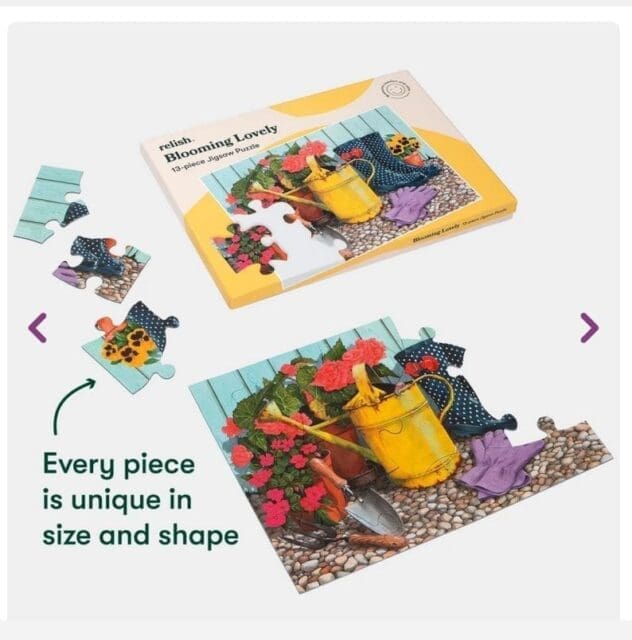 Relish 13p Large Piece Jigsaw Puzzle - Blooming Lovely