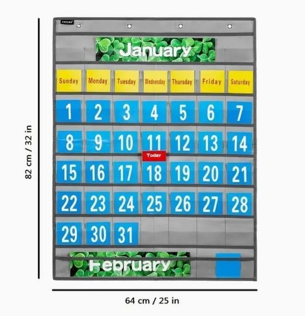 Calendar and Activity Wall Planner