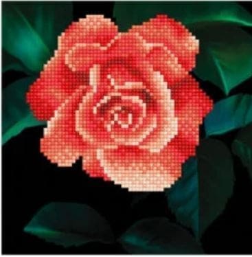 Diamond Dotz Red Rose