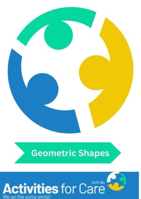 Geometric Shape Colouring Activity Sheet
